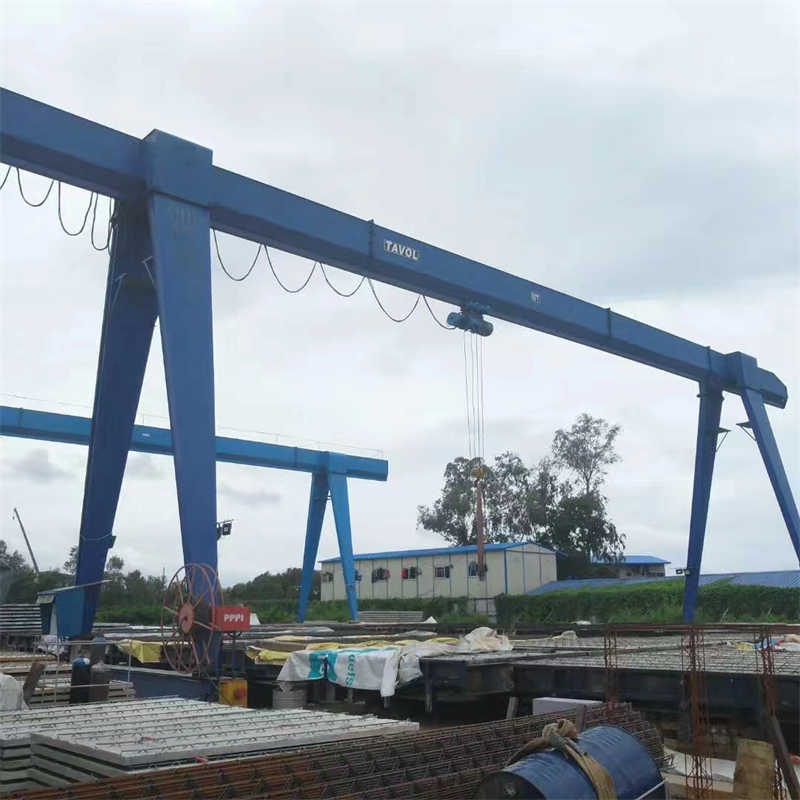 Customized Gantry Crane 10t Gantry Crane for Concrete Factory sale Brazil