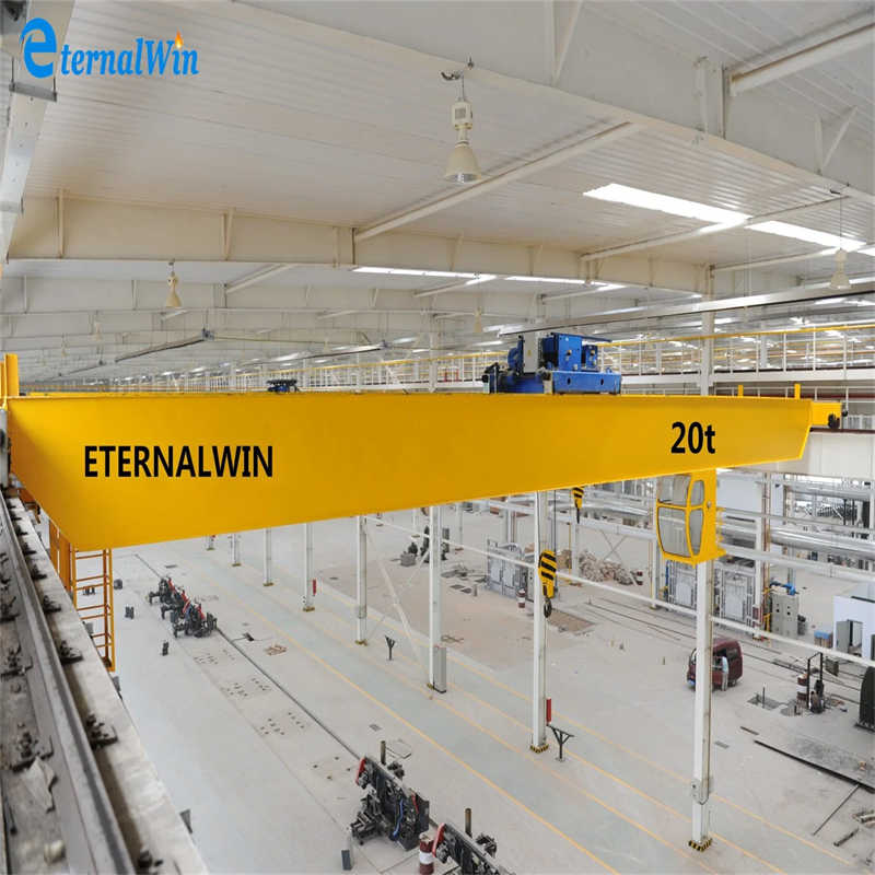 20t (Europe) Style Electric Double Girder Overhead Bridge Crane for Qd/Lh Type