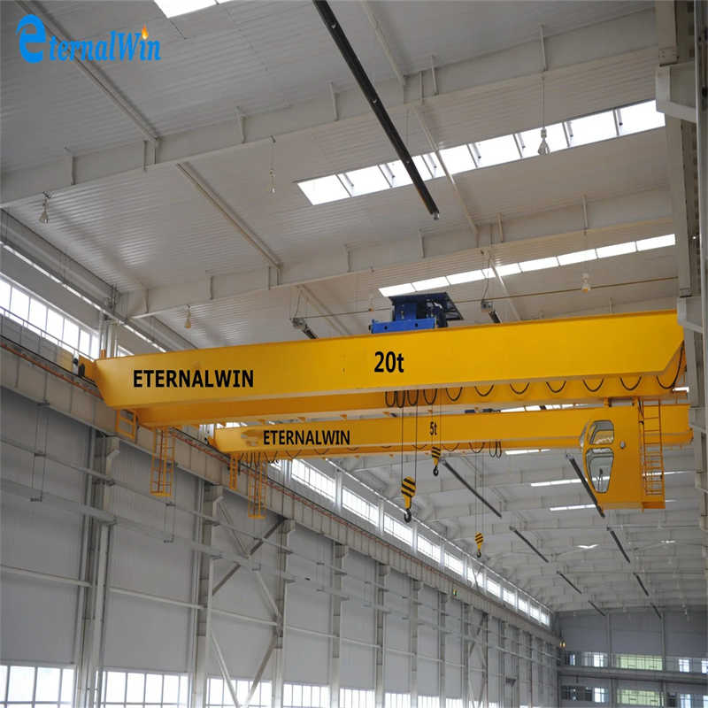 20t (Europe) Style Electric Double Girder Overhead Bridge Crane for Qd/Lh Type