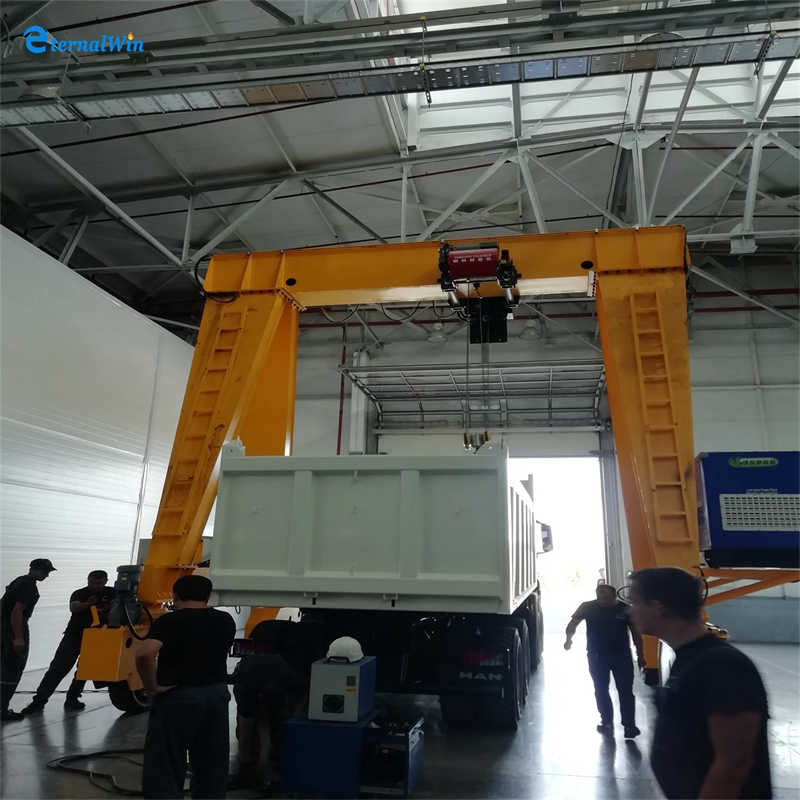 20t Beam Mounted Travelling Movable Indoor Single Girder Gantry Crane