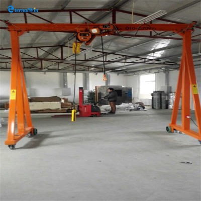 Light Duty Mobile Portable Mini Movable Adjustable Height Gantry Crane