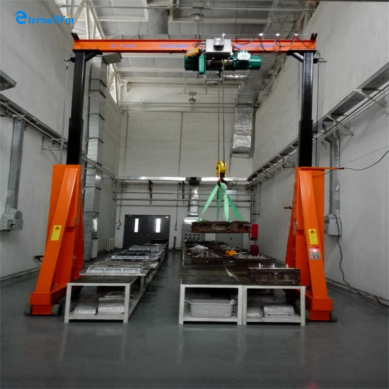 Light Duty Mobile Portable Mini Movable Adjustable Height Gantry Crane