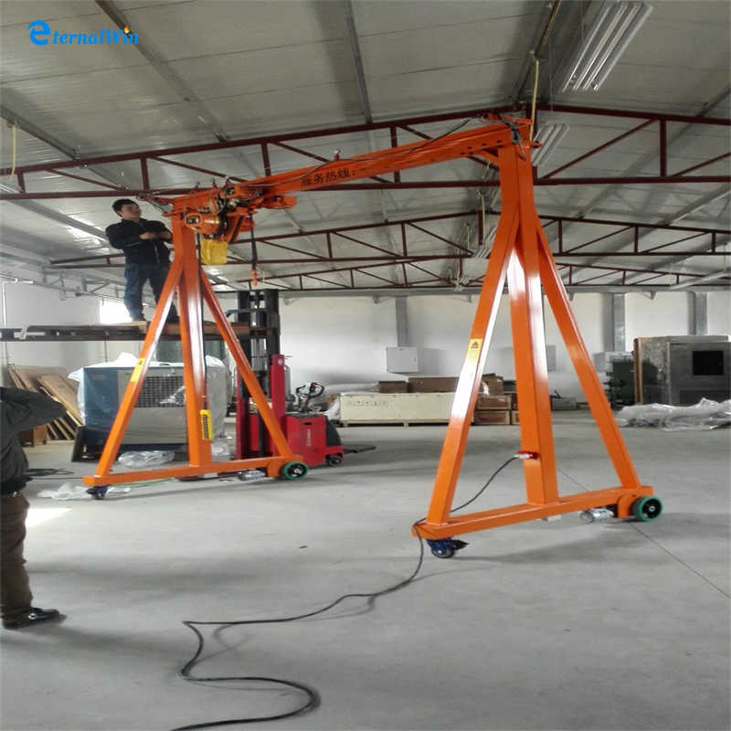 Light Duty Mobile Portable Mini Movable Adjustable Height Gantry Crane