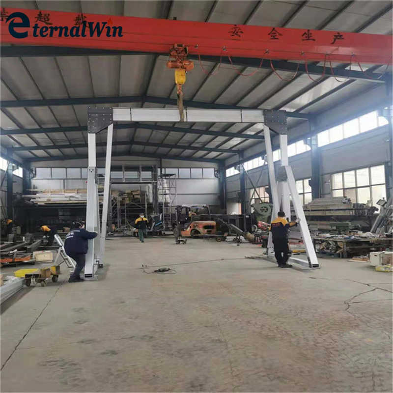 Aluminium Electric 1 3 5 Ton Portable Mobile Gantry Crane Price