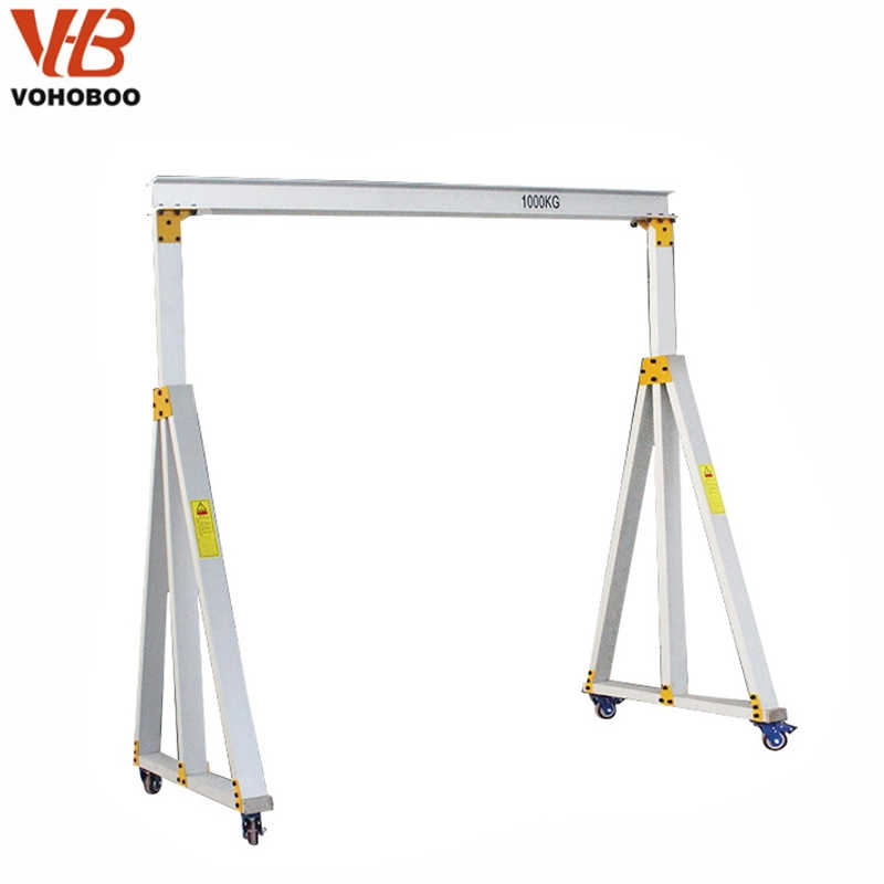 Customized Mobile Aluminium Mini Gantry Crane sale to Guatemala