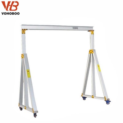 Customized Mobile Aluminium Mini Gantry Crane sale to Guatemala