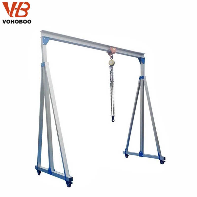 Customized Mobile Aluminium Mini Gantry Crane sale to Guatemala