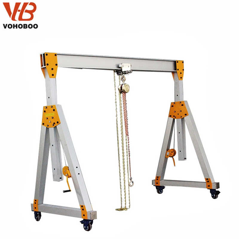 Customized Mobile Aluminium Mini Gantry Crane sale to Guatemala