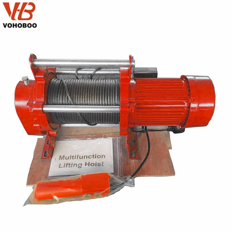 Low Noise Convenient Operation 400-1200kg Kcd Electric Winch sale Thailand