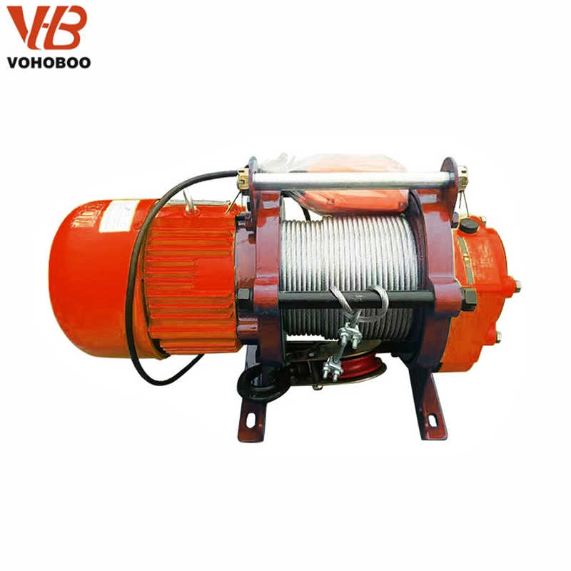 Low Noise Convenient Operation 400-1200kg Kcd Electric Winch sale Thailand