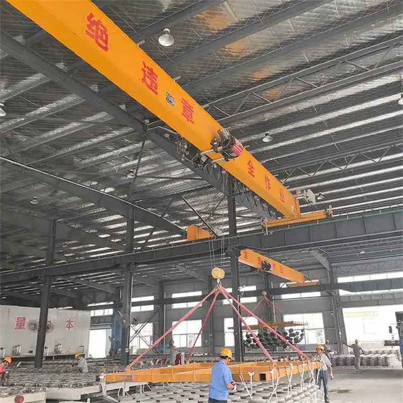 5 Ton Hoist Manual Single Girder Overhead Crane sale to Singapore