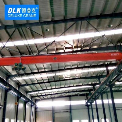 Deluke 1-20t Ld Model Electric Single Girder Overhead Crane for Workshop