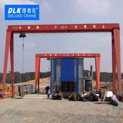 Deluke Hot Sale Gantry Crane Electric Hoist Gantry Crane with Electric Hoist