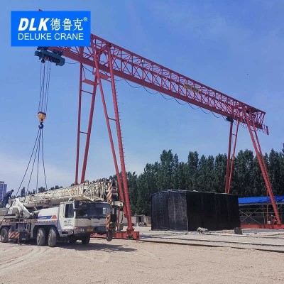 DLK Truss Type Single Girder Gantry Crane for Precast Beam Field 3t-20t