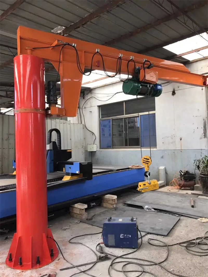 DLK High Quality Workshop Use 2ton 3ton 5ton Column Type Jib Crane for Sale