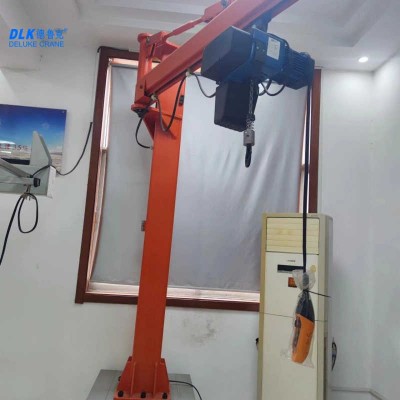 Dlk Hot Selling 0.5-5ton Free Standing Work Station Jib Cranes Manufacturer