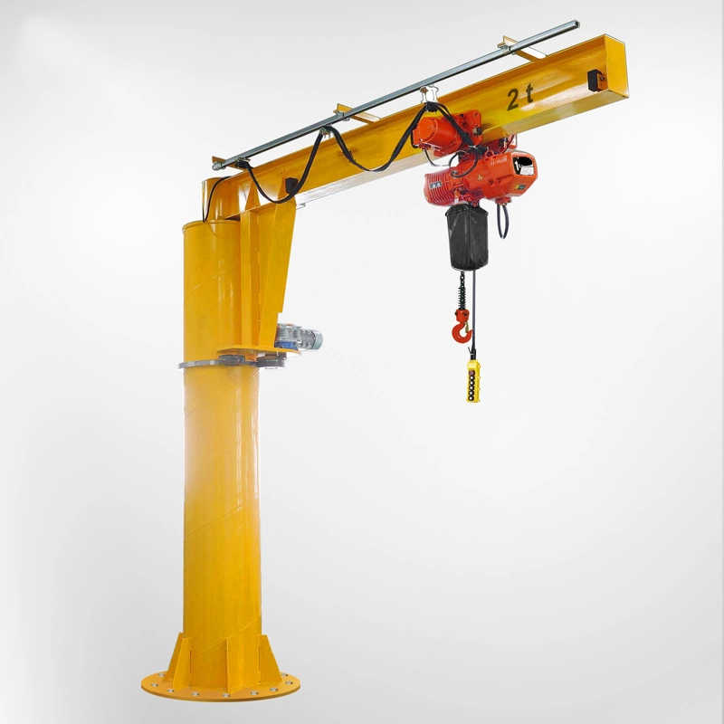 Dlk Hot Selling 0.5-5ton Free Standing Work Station Jib Cranes Manufacturer