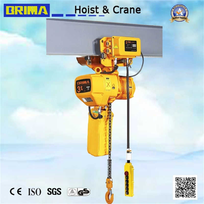 5t 2 Falls Single Speed Electric Chain Hoist with Manual Trolley sale Sri Lanka