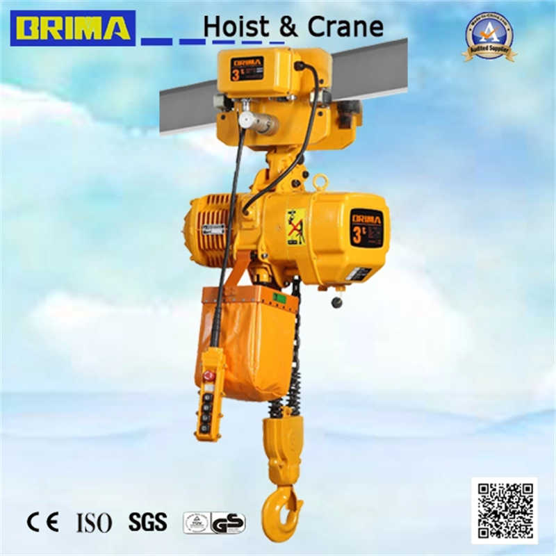 5t 2 Falls Single Speed Electric Chain Hoist with Manual Trolley sale Sri Lanka