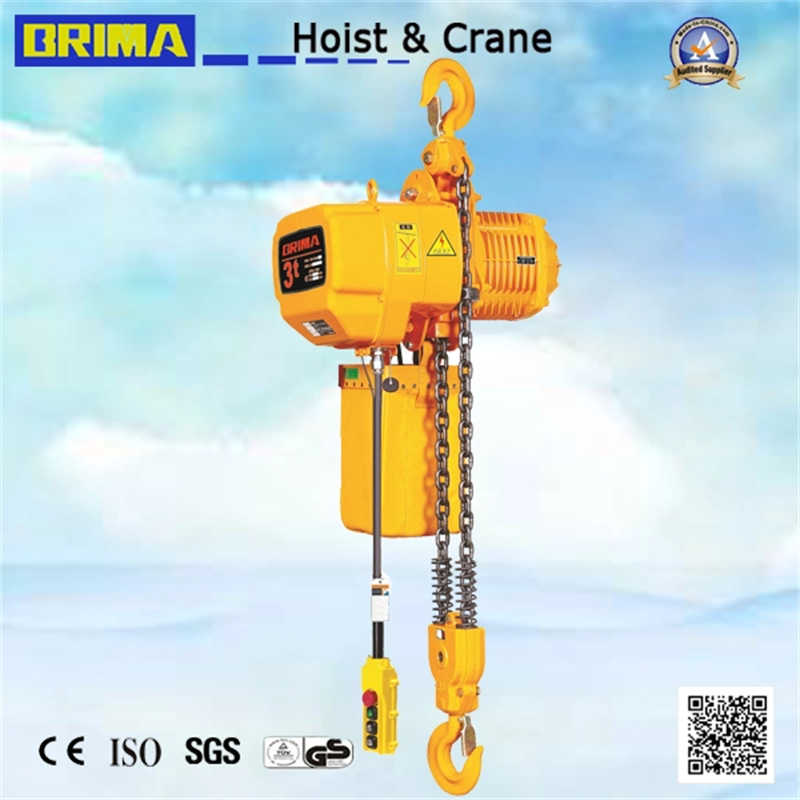 3t Double Speed Electric Chain Hoist with Lifting Hook 2 Falls sale Singapore