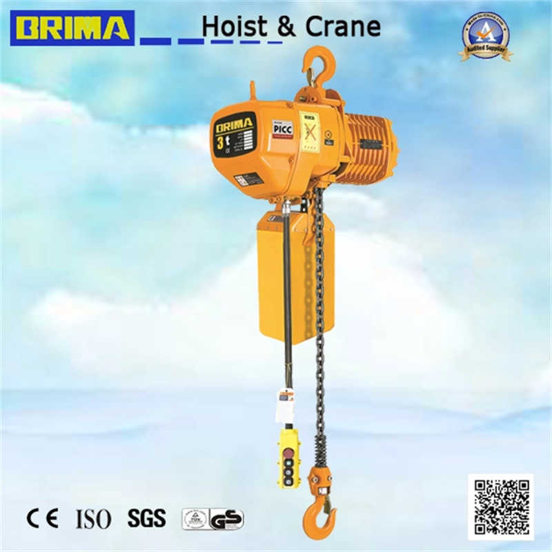 3t Double Speed Electric Chain Hoist with Lifting Hook 2 Falls sale Singapore