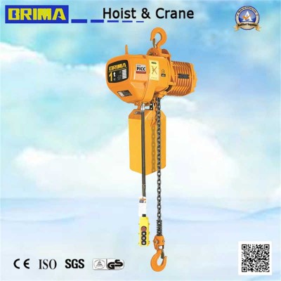 5t Double Speed Electric Chain Hoist with Hook for sale to Vietnam