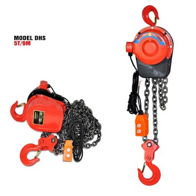 Small Electric Pulley System Dhs 3 Tons 9 Meters wire Rope hoist sale Singapore