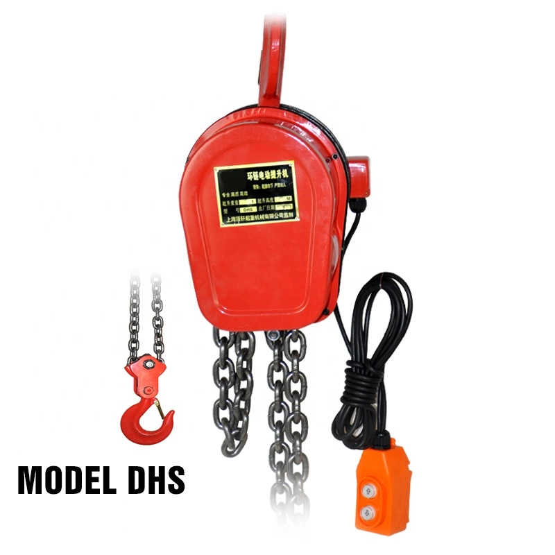 Small Electric Pulley System Dhs 3 Tons 9 Meters wire Rope hoist sale Singapore