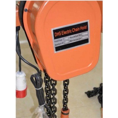 Dhs Type 2 Ton Black Electric Chain Hoist 220V sale to Vietnam