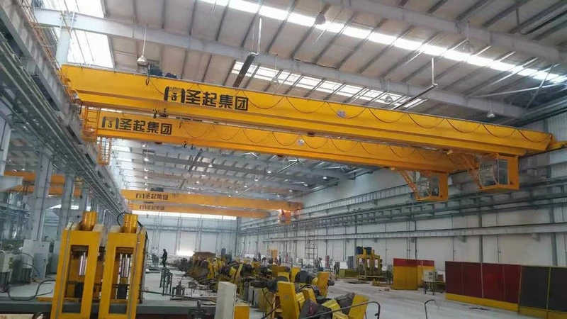 10t Lda Type Single Girder Electric Overhead Crane sale to Spain