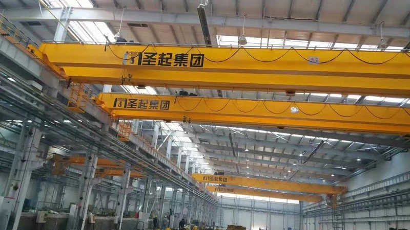 10t Lda Type Single Girder Electric Overhead Crane sale to Spain