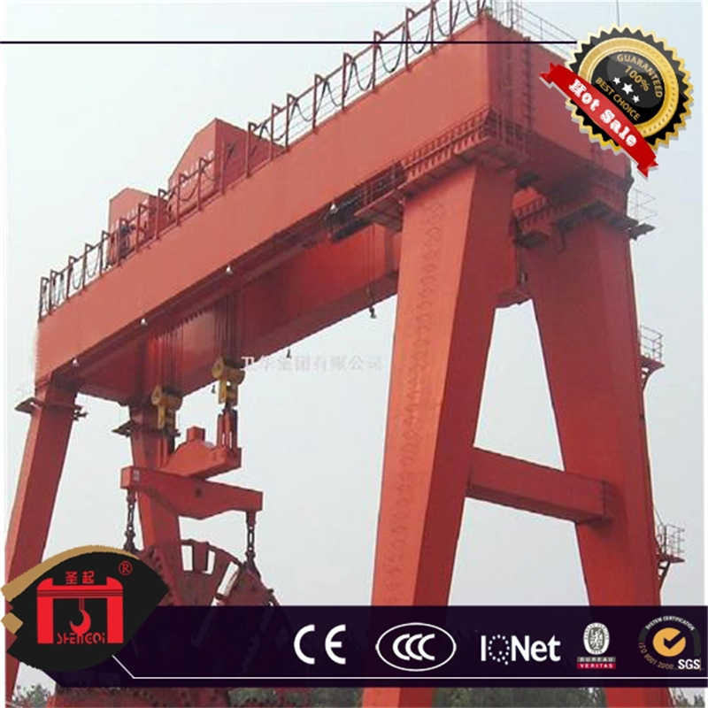 Mg Main Double Girder Gantry Crane with Hook 40ton sale Saudi Arabia