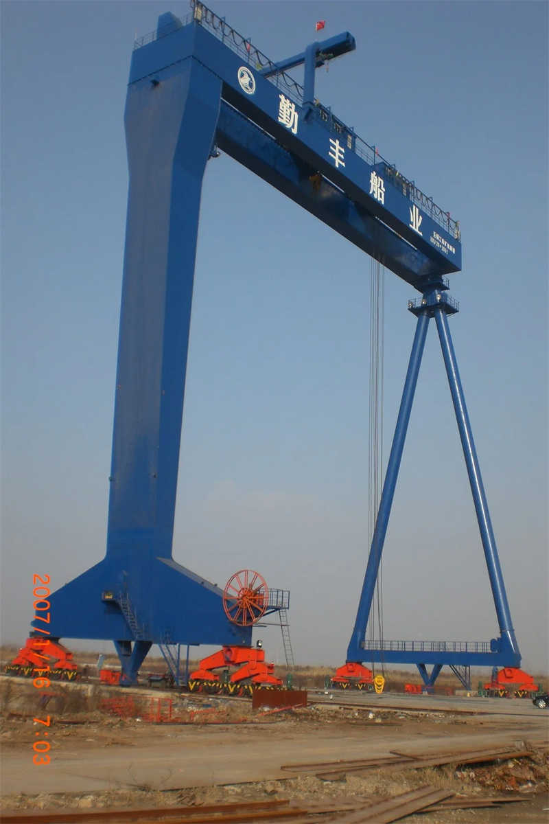 China Manufacturer Goliath Single Girder Gantry Crane sale Ethiopia