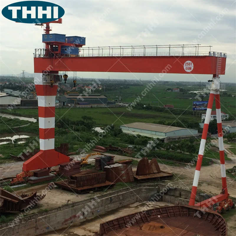 General Purpose Universal 12t Double Girder Gantry Crane sale Chile