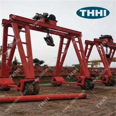 Rubber-Tyre Moving Gantry Crane with High Quality sale Papua New Guinea