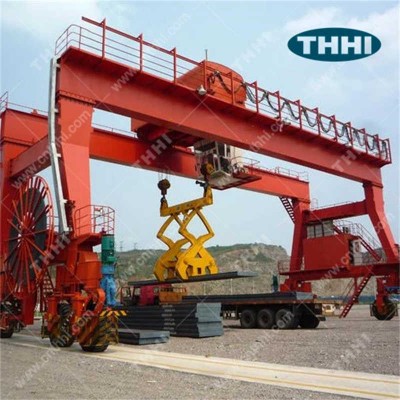 Rubber-Tyre Moving Gantry Crane with High Quality sale Papua New Guinea