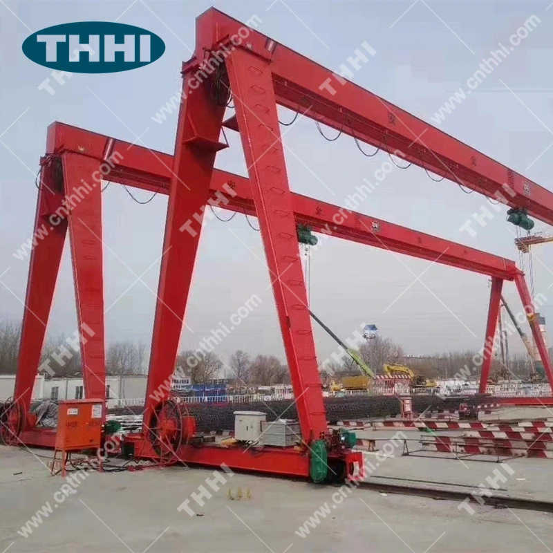 THHI 250t- 60m Shipbuilding Gantry Crane for sale to Brazil