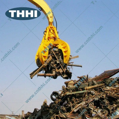 8 Cbm Orange Peel Grab Bucket for Scrap Steel sale to Indonesia