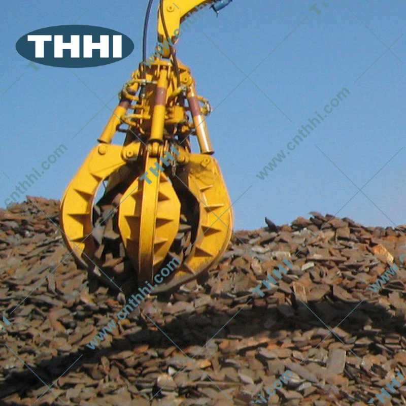 8 Cbm Orange Peel Grab Bucket for Scrap Steel sale to Indonesia