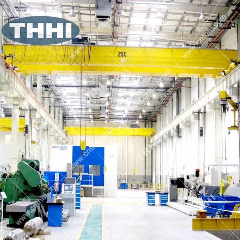 Hot Sale Workshop 32ton Dual Beam Foundry Bridge Crane sale to Panama