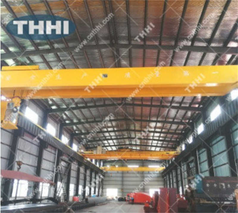 Multi Scene Usage Qd Electric Double-Girder Bridge Crane sale Libya