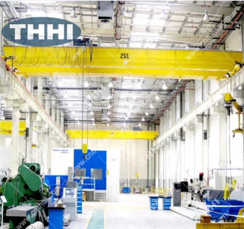 Multi Scene Usage Qd Electric Double-Girder Bridge Crane sale Libya