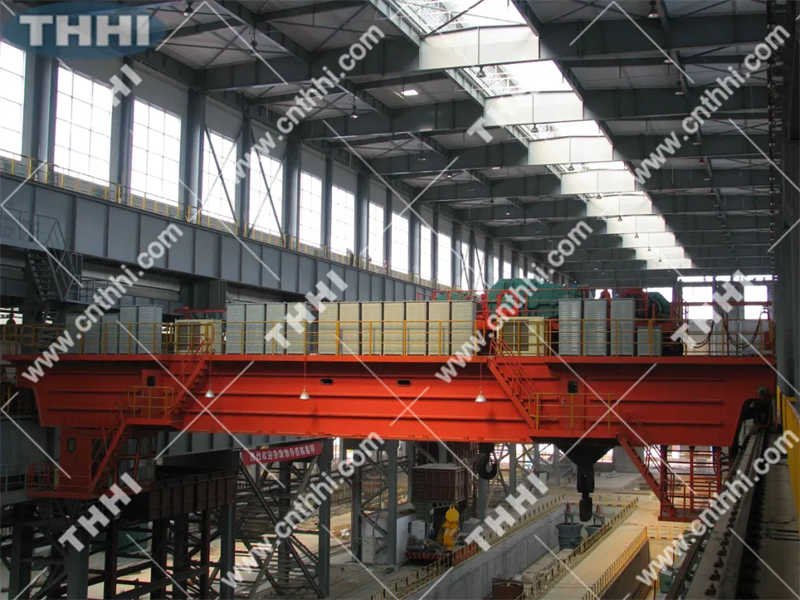 Multi Scene Usage Qd Electric Double-Girder Bridge Crane sale Libya