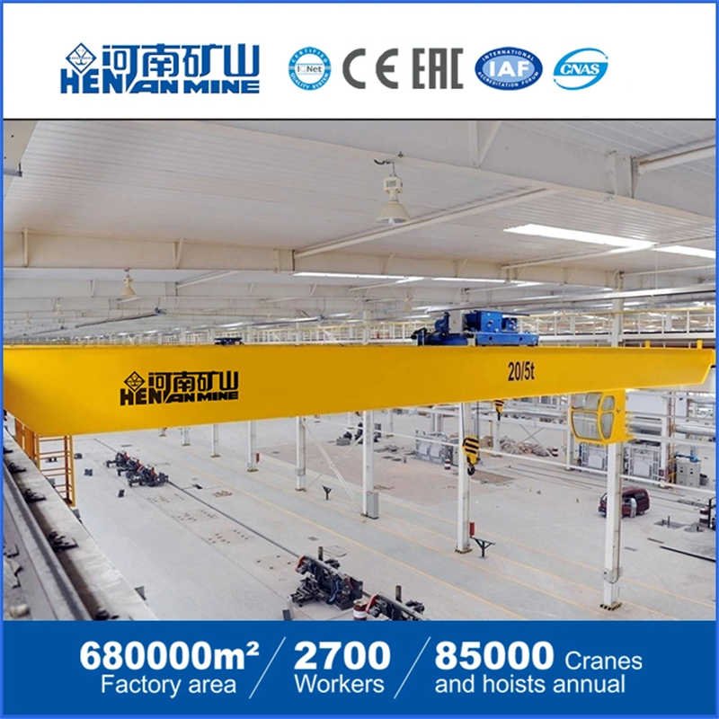 European Type Double Girders Electric Overhead Traveling Crane sale Bangladesh