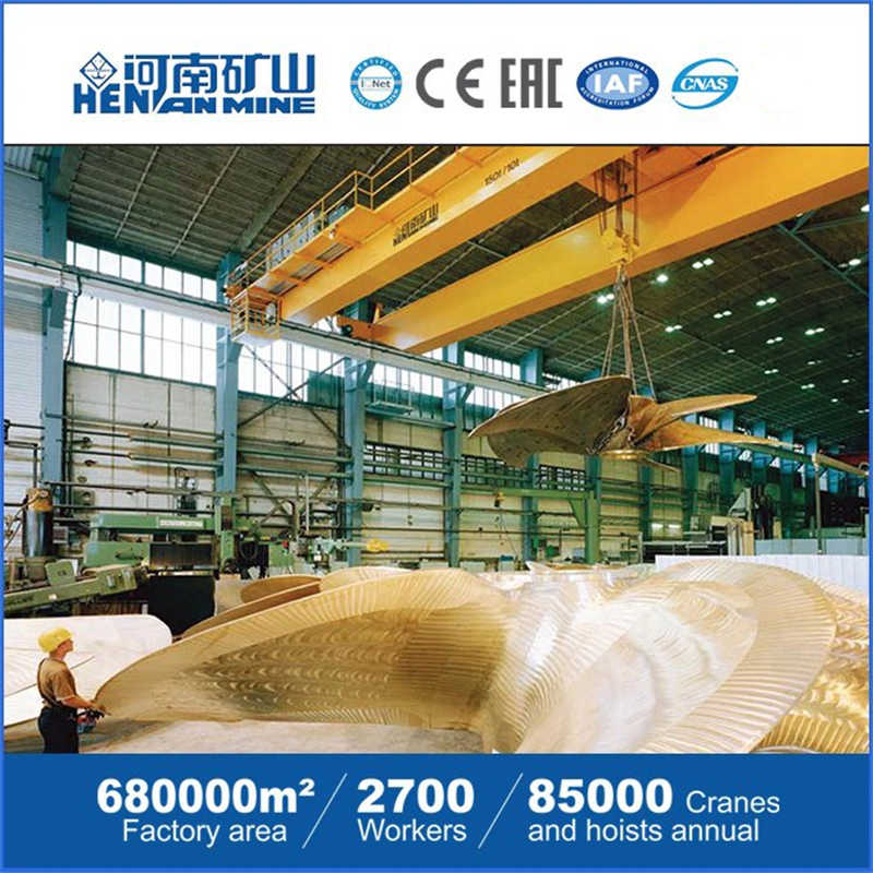 European Type Double Girders Electric Overhead Traveling Crane sale Bangladesh