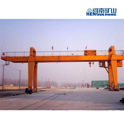 A-Frame 50 Ton Rail Mounted Mg Model Double Girder Gantry Crane sale Spain