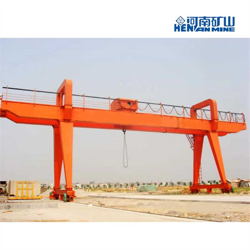 A-Frame 50 Ton Rail Mounted Mg Model Double Girder Gantry Crane sale Spain