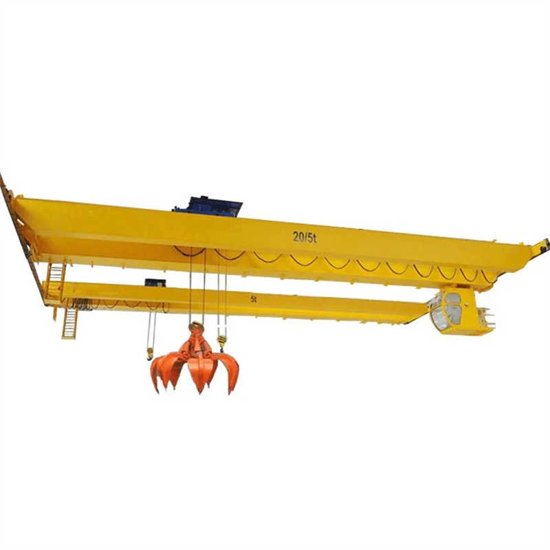 Double Girder Remote Control Hook Grab Electric Overhead Crane sale Bangladesh