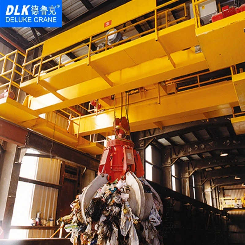 QZ Overhead Crane with Grab Bucket for Metal Scrap Factory sale Cambodia