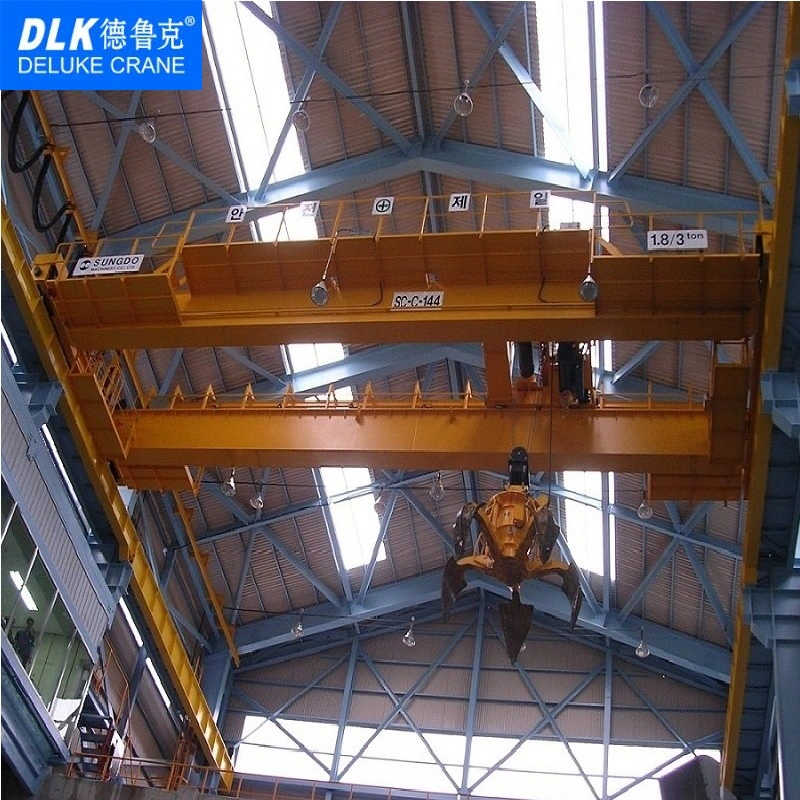 QZ Grab Bucket Double Girder Overhead Crane for Factory Indoors sale Maldives